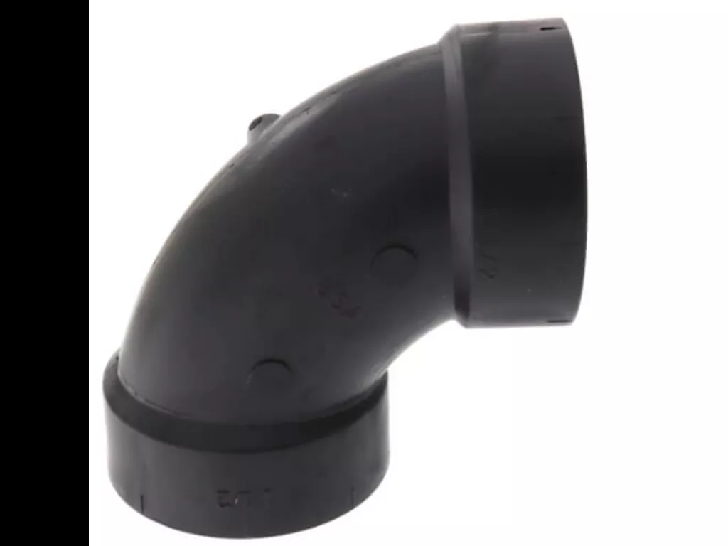 1-1/2 inch ABS DWV 90 Degree Elbow Plastic x Plastic