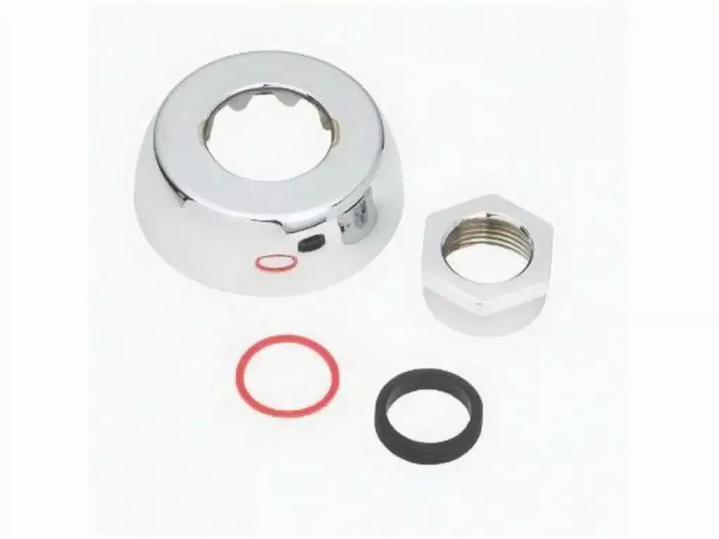 1-1/2 inch Chrome Spud Coupling Assembly with Nut and Flange