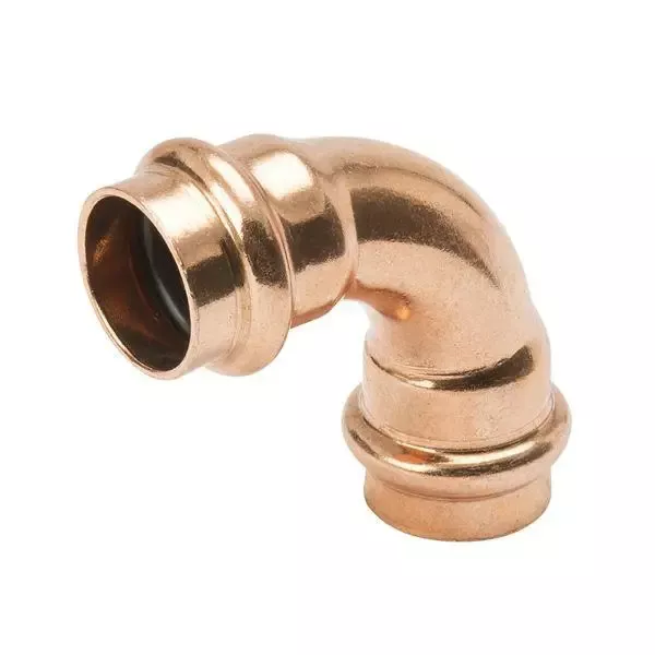 1-1/2 inch Copper 90 Degree Elbow, Lead-Free, Copper x Copper