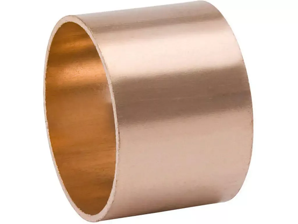 1-1/2 inch Copper DWV Coupling less Stop Copper x Copper