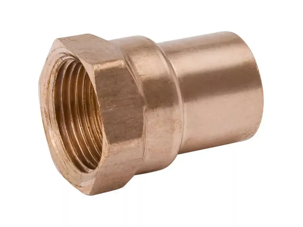 1-1/2 inch Copper Reducing Adapter Copper x Female