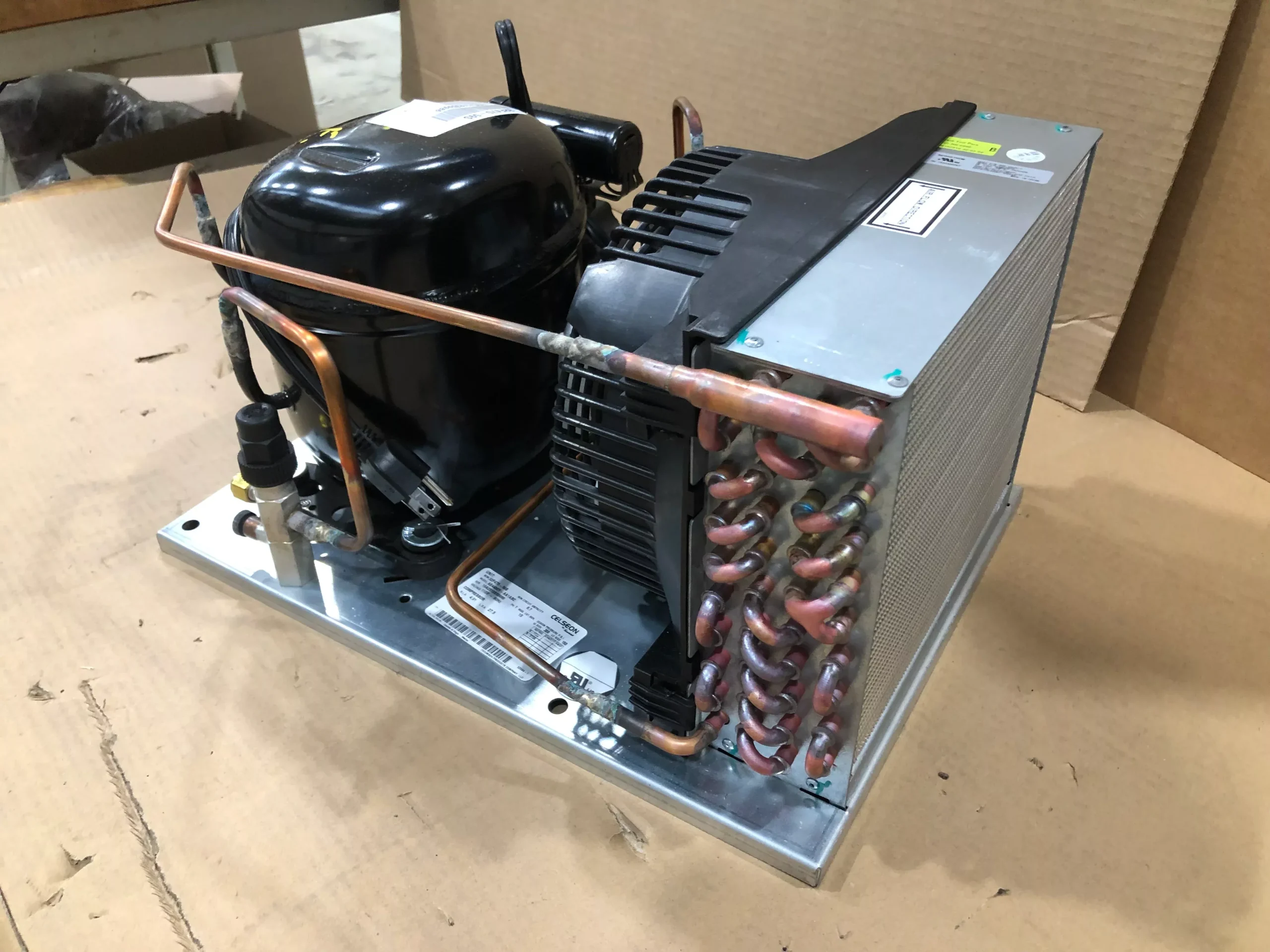 1/4 HP Celseon Ae2 Low Profile High-Temp Air Cooled ID Refrigeration C