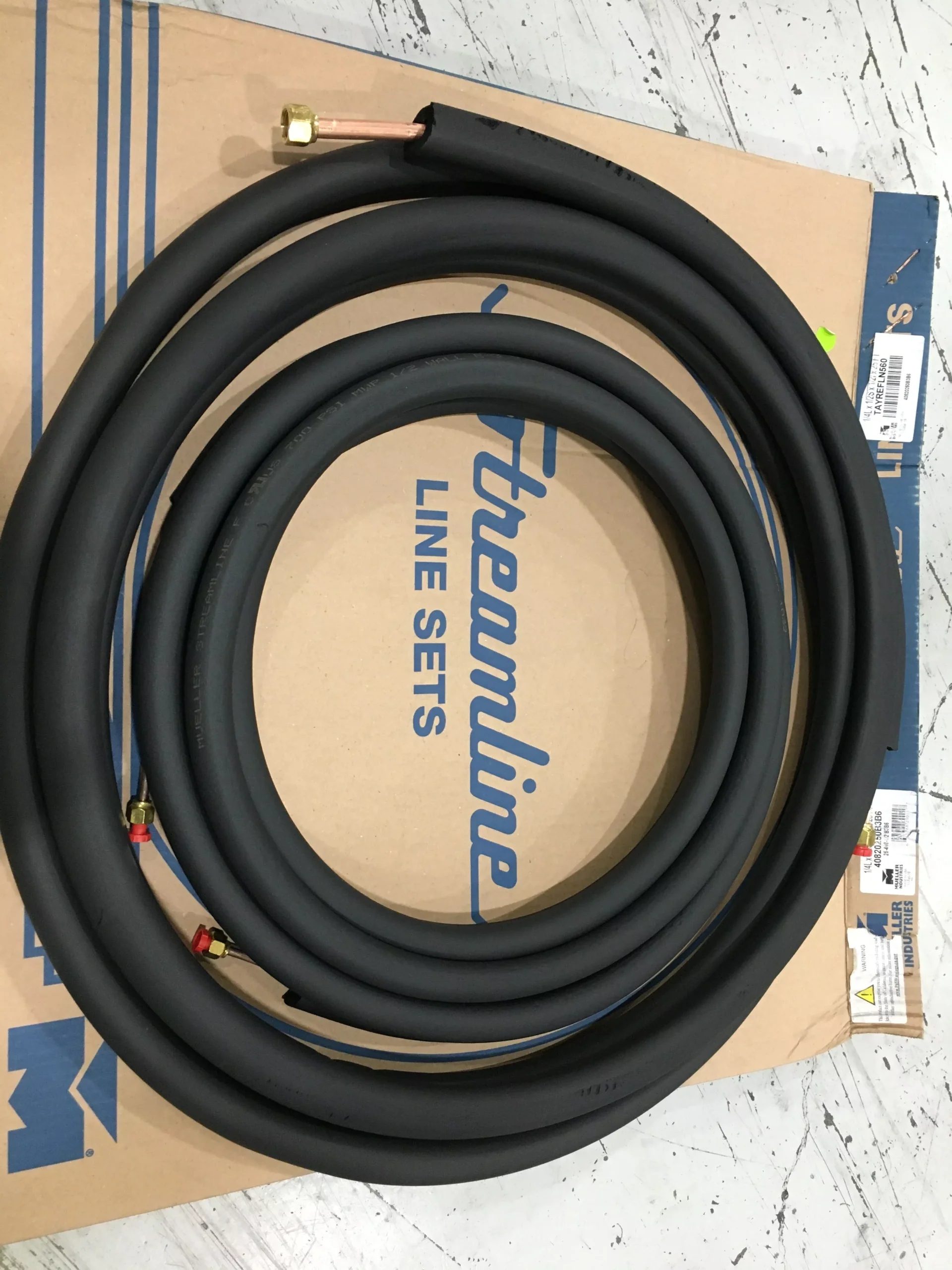 1/4" x 1/2" x 1/2" x 25FT Flare Lineset