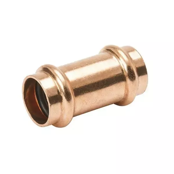 1 inch Copper Coupling with Stop Copper x Copper