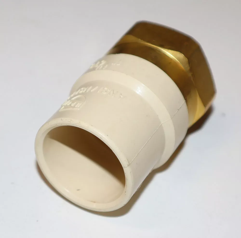 1 inch CPVC CTS Female Adapter with Brass