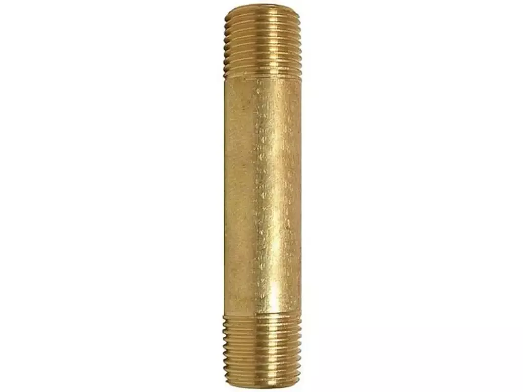 1 inch x 3-1/2 inch Brass Nipple