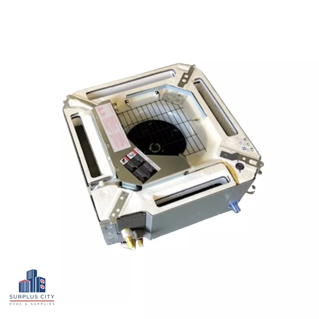 1 Ton AC/HP Ceiling Cassette Heat Pump Inverter Mini-Split ID, 208-230