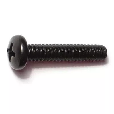 #10-24 x 1Black Oxide Phillips Pan Head Machine Screws (15 pcs.)