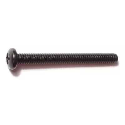 #10-24 x 2Black Oxide Phillips Pan Head Machine Screws (12 pcs.)