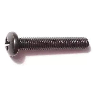 #10-32 x 1-1/4Black Oxide Phillips Pan Head Machine Screws (15 pcs.)