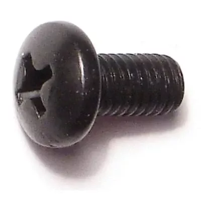 #10-32 x 3/8Black Oxide Phillips Pan Head Machine Screws (30 pcs.)