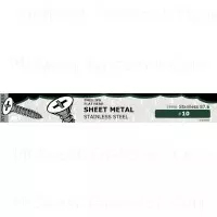 #10 Flat Head Sheet Metal Screws Stainless Steel Assortment - Midwest Collection