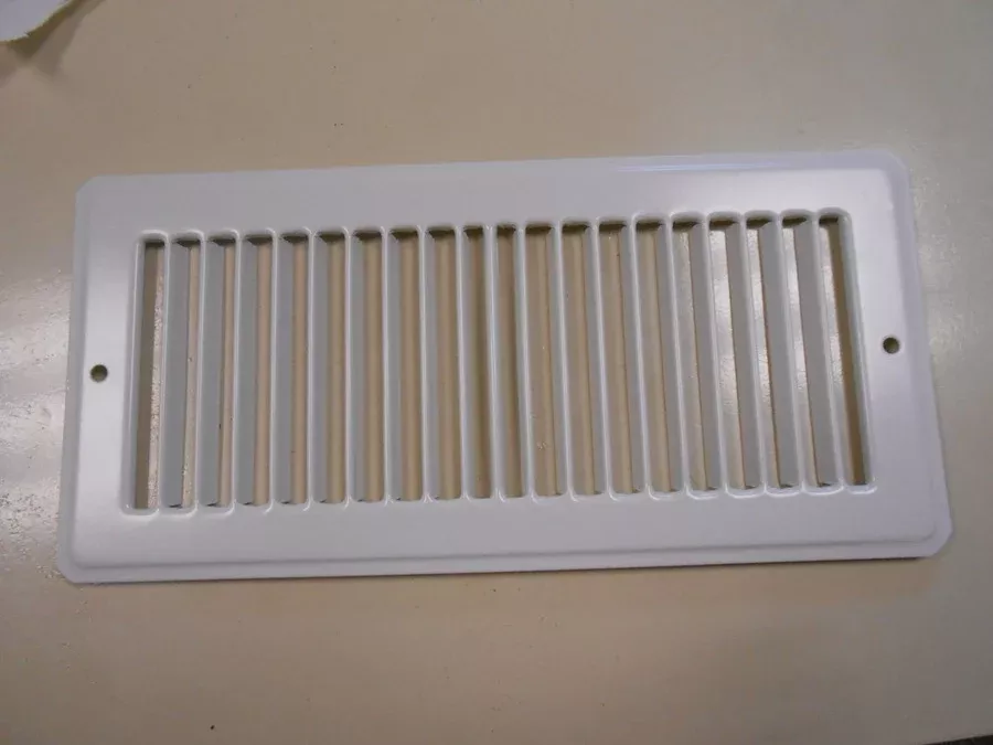 10" X 4" Steel/White Toe Space Grille