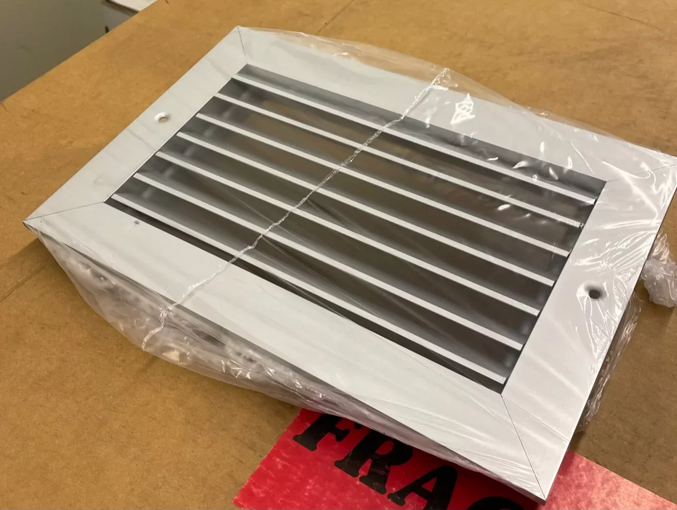 10" X 6" SATIN ANODIZED ALUMINUM GRILLE