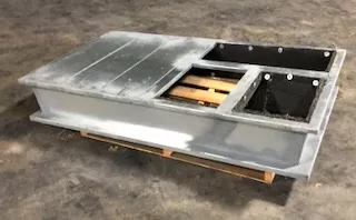 11" High Roof Curb Adapter for Large Packaged Units