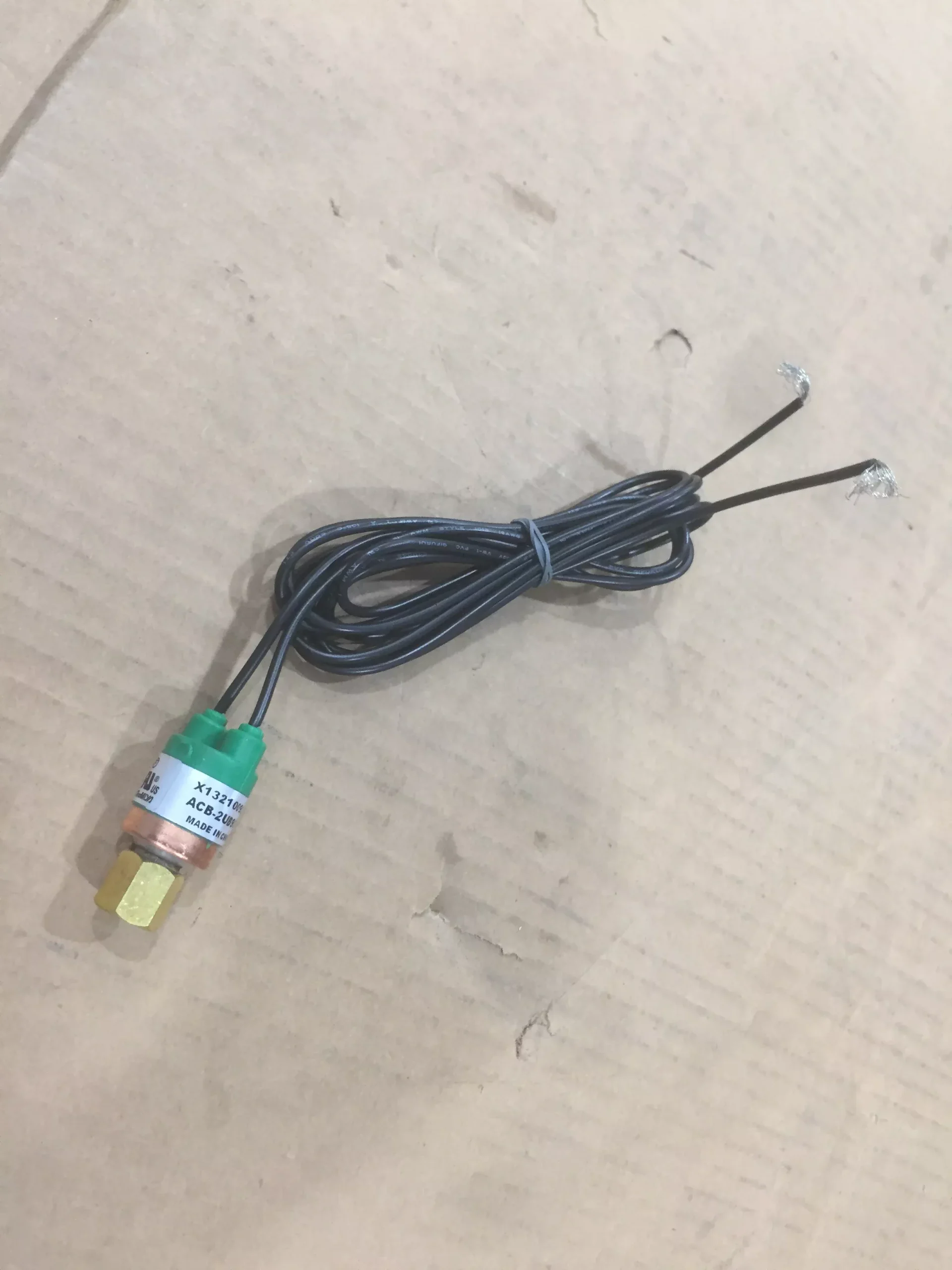 120/240 VAC High Pressure Control Switch