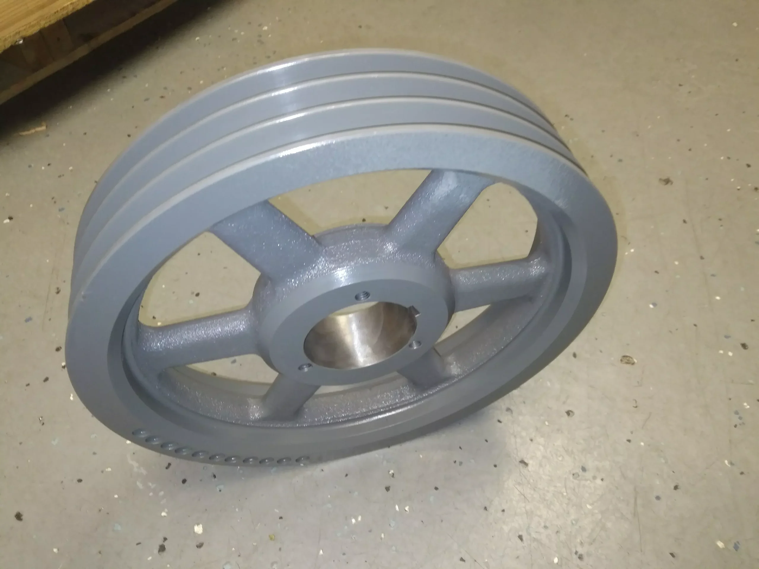 13" DIAMETER SHEAVE 3 GROOVE 2 5/8" BORE
