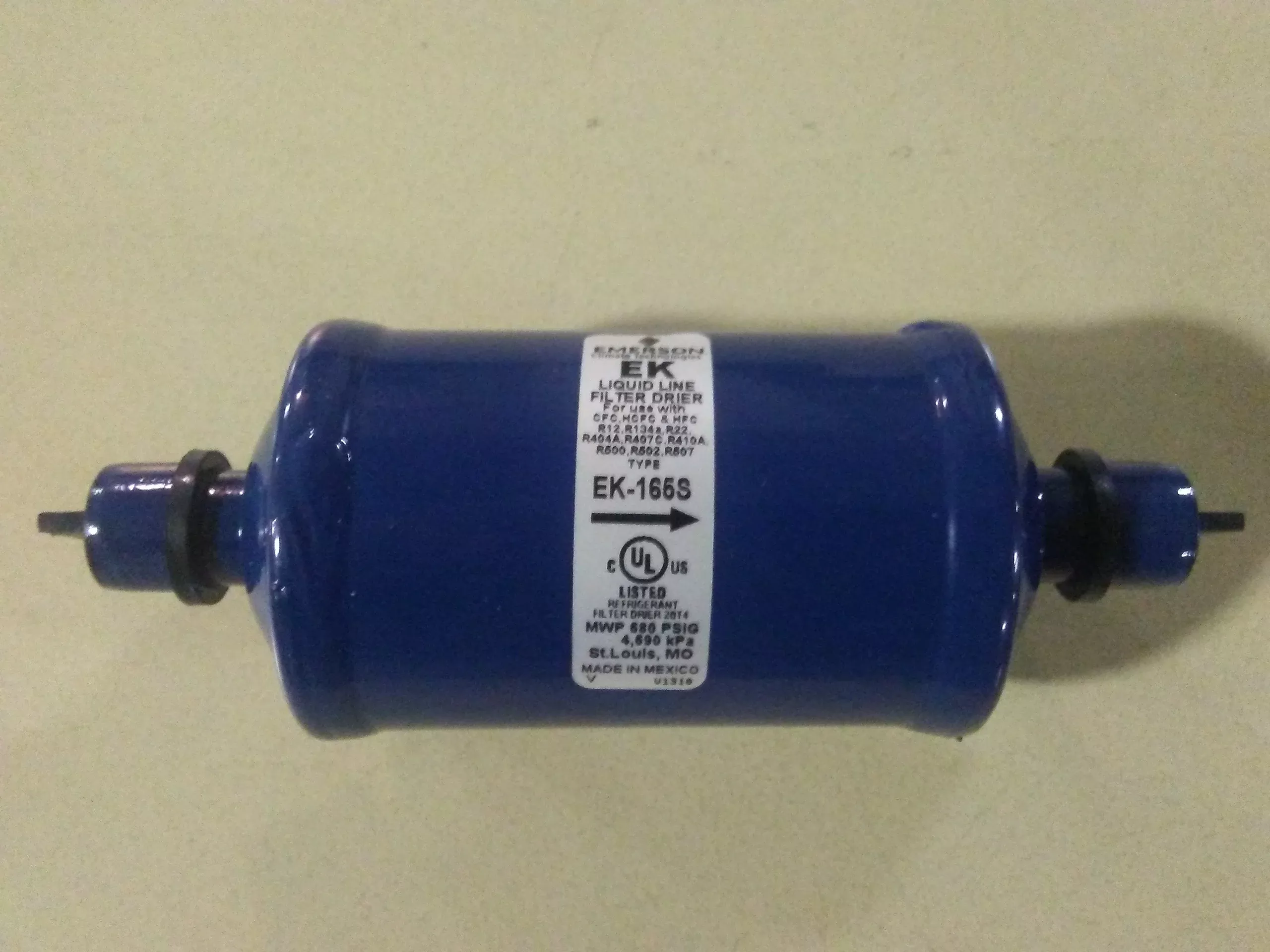 16 CUBIC INCH 5/8" SWEAT LIQUID LINE FILTER