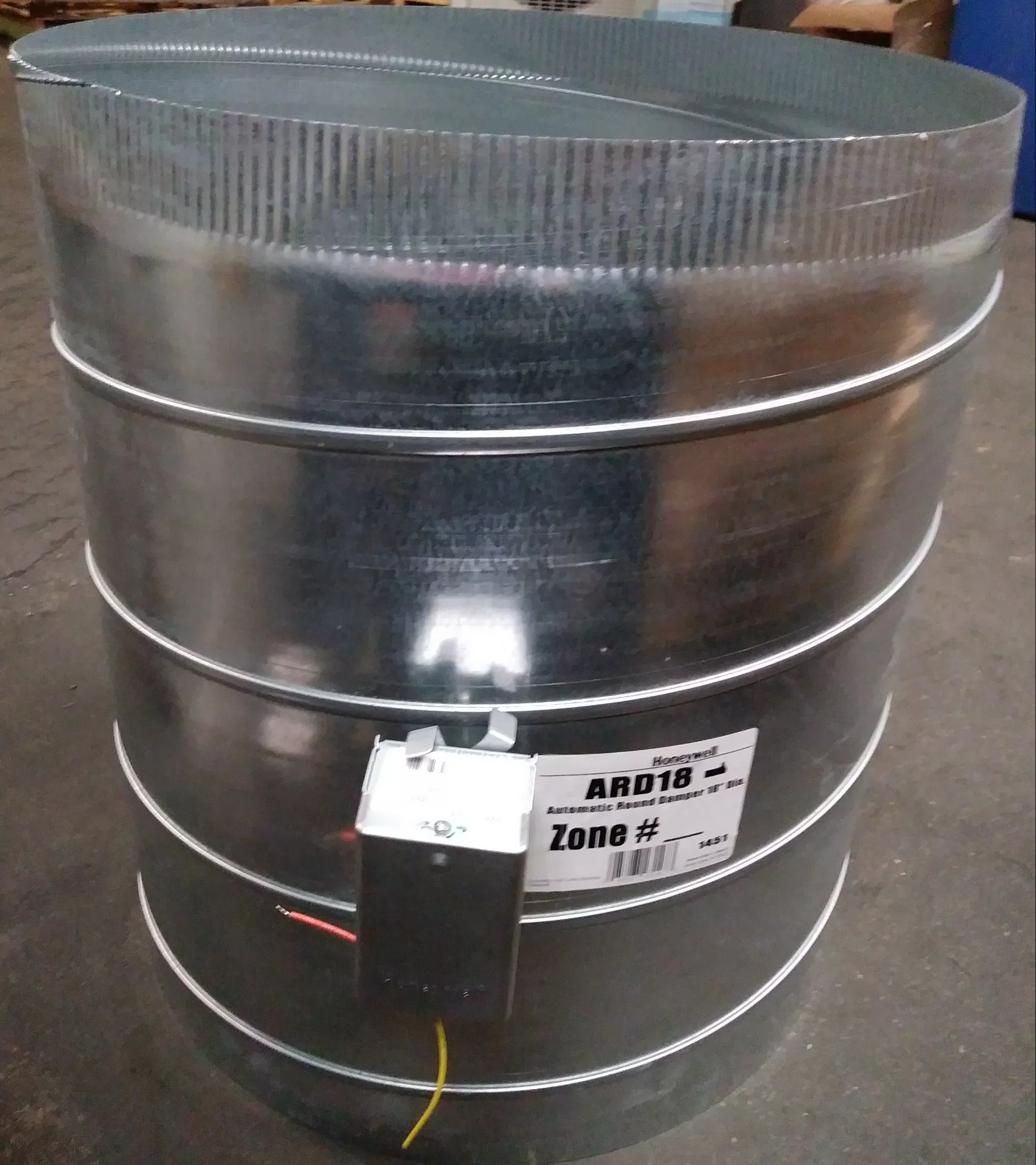 18" Round Automatic Damper