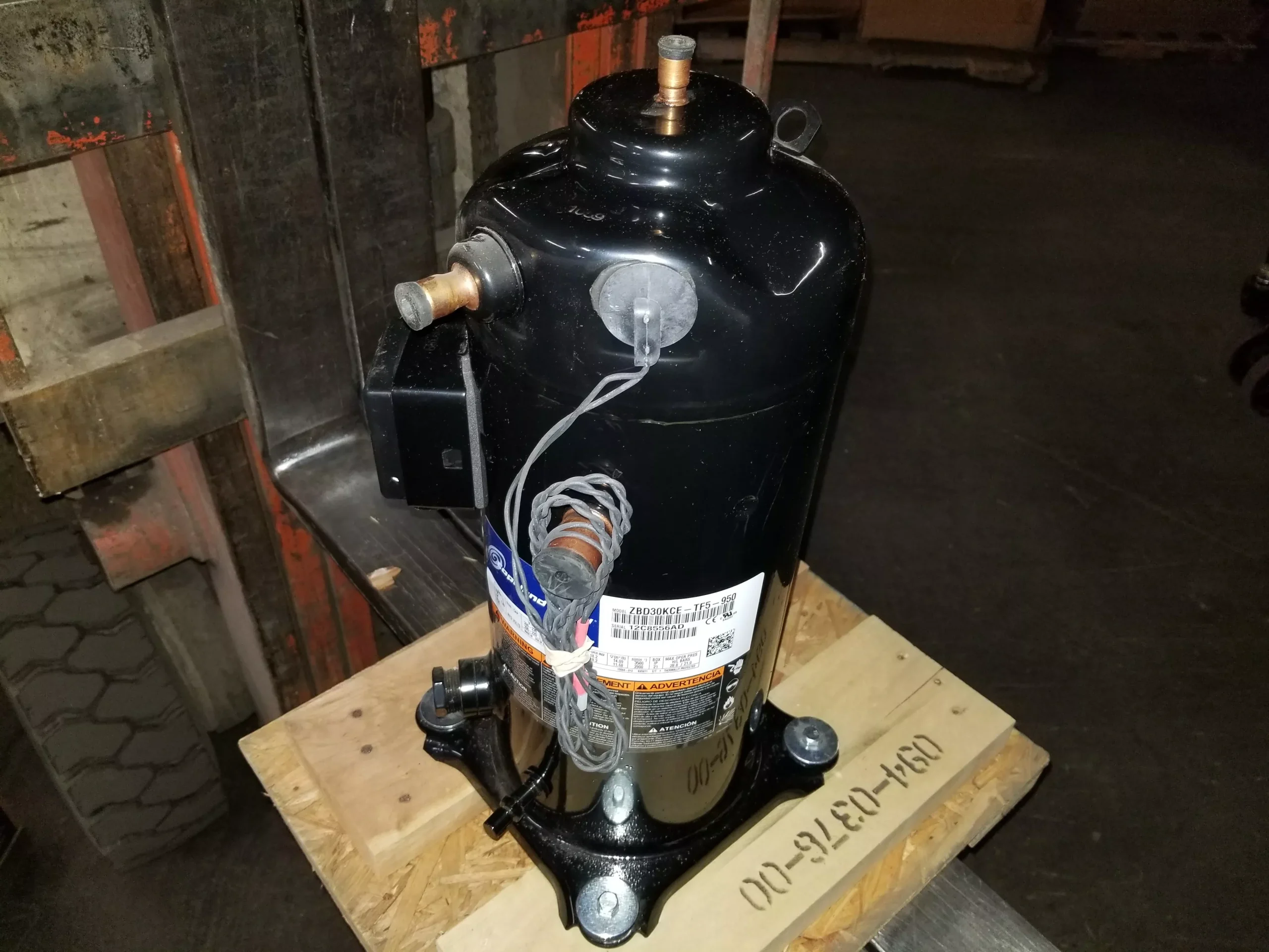 2-1/2 HP Multi-Temp Refrigeration Digital Scroll Compressor 200-230/20