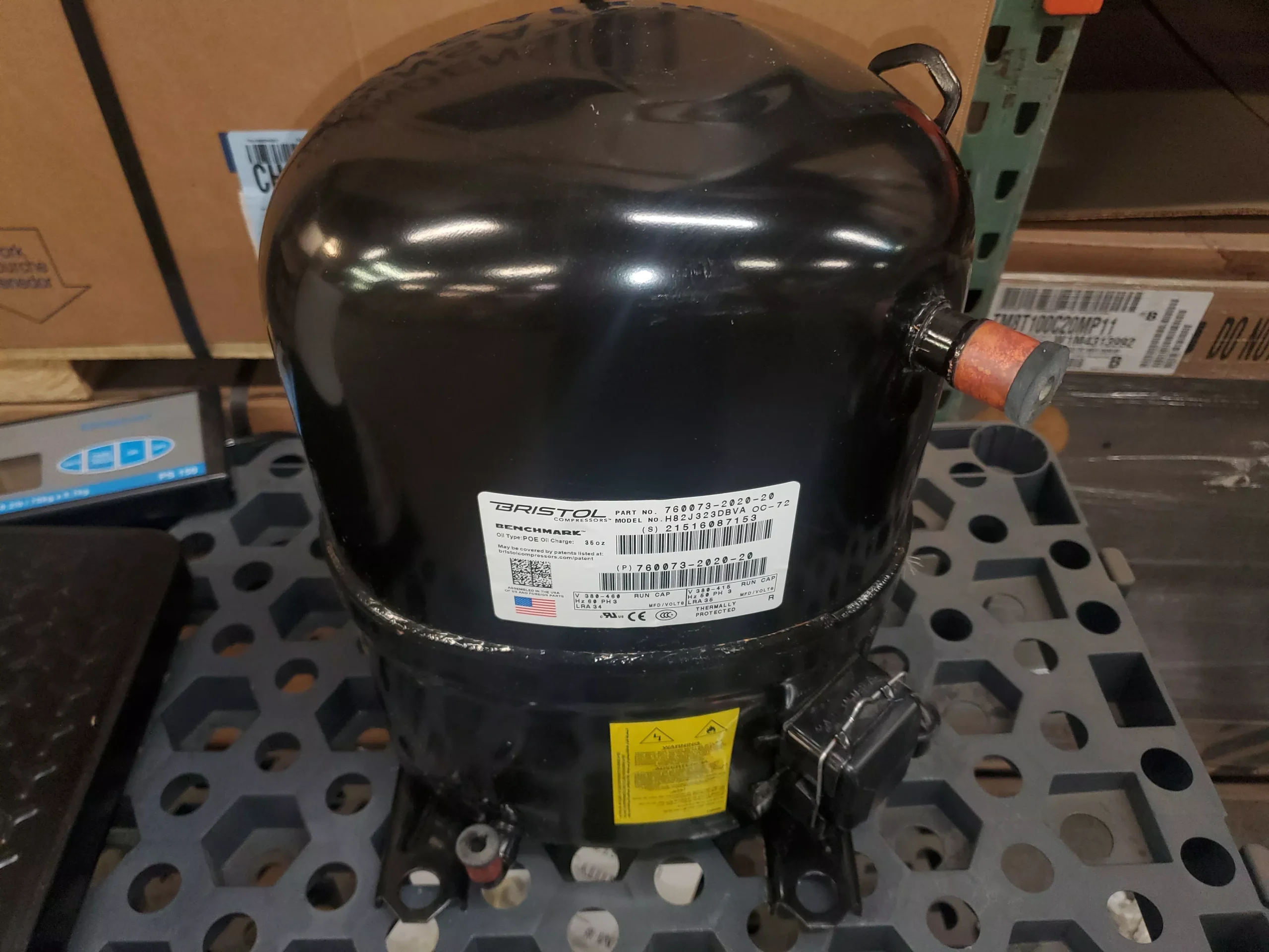 2-1/2 Ton Ac/HP Benchmark" Model High Temp Reciprocating Compressor/W