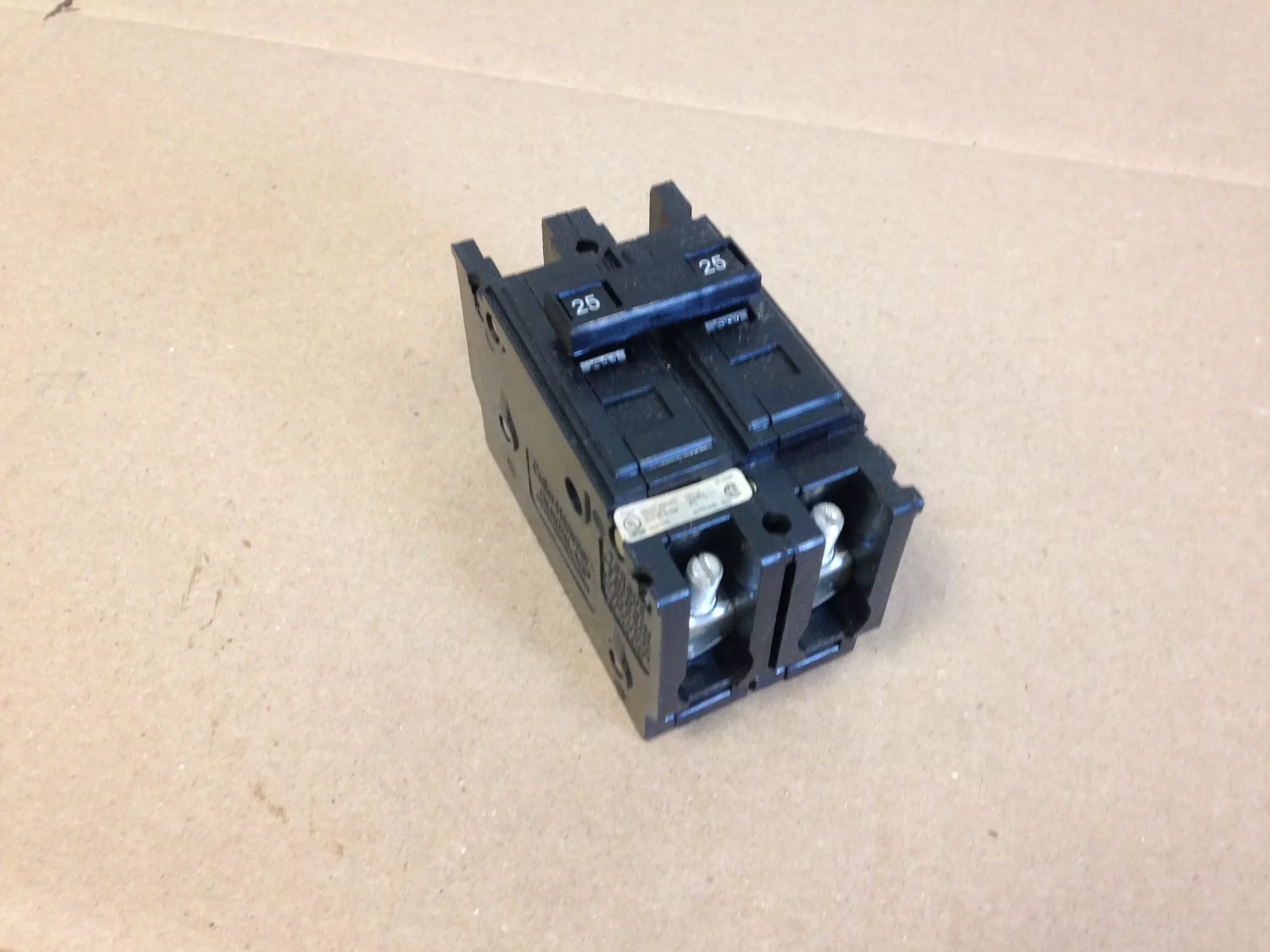 2 Pole, 25 Amp Circuit Breaker, 120-240V