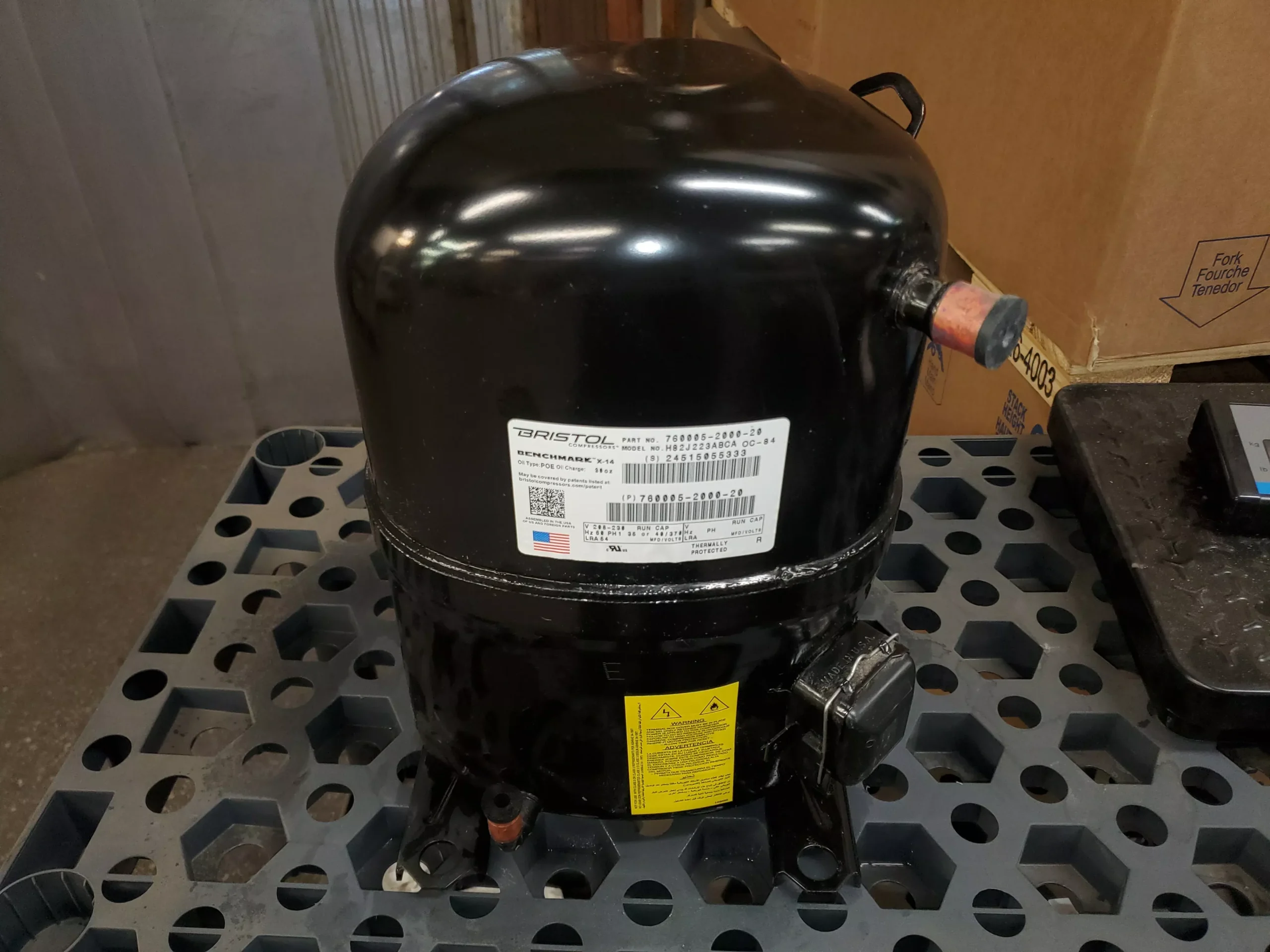 2 Ton AC/HP "Benchmark" Model High Temp Reciprocating Compressor 208-2