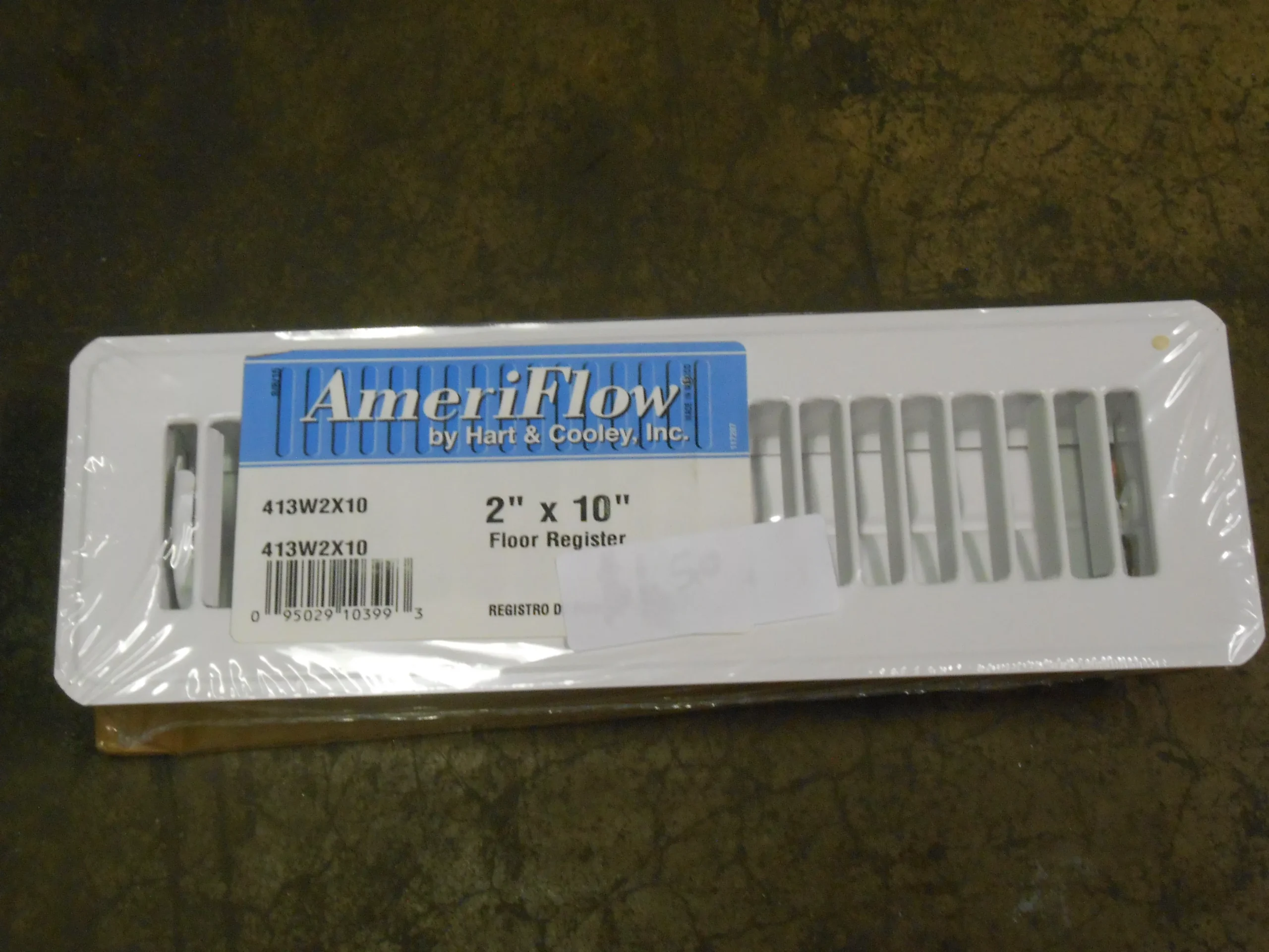 2" X 10" FLOOR REGISTER