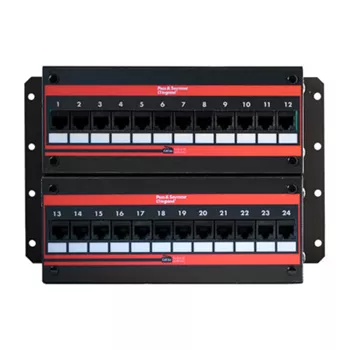 24 PORT CAT 5E UNIV JACK PANEL