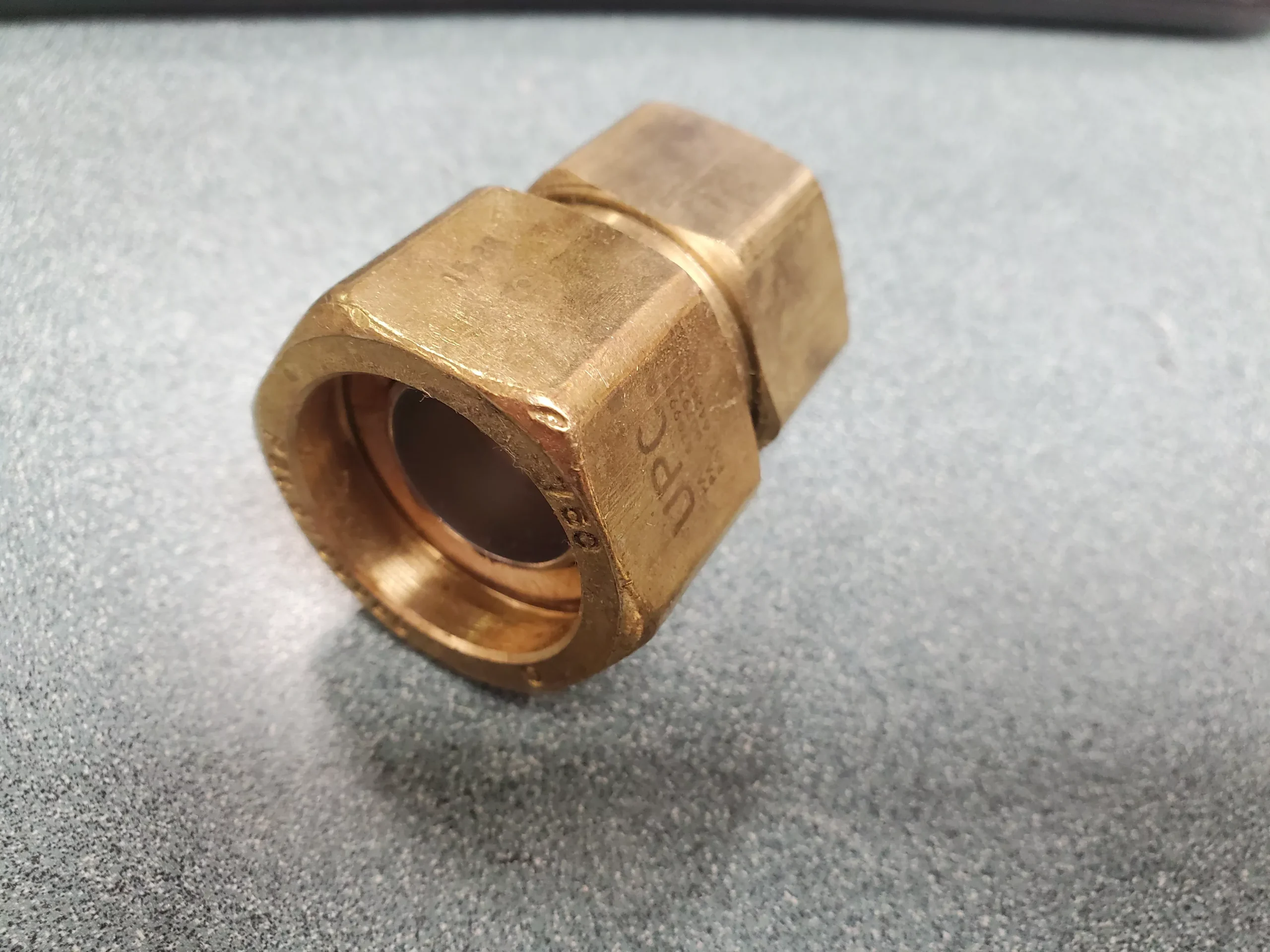 3/4" GAS FLEX AUTO FLARE FEMALE STRAIGHT FITTING