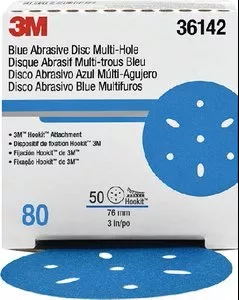 3M - Hookit Blue Abrasive Discs 321U - 6 inch - 600 Grit - 36183
