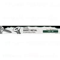 #4 - #6 Flat Head Sheet Metal Screws Stainless Steel Assortment Set