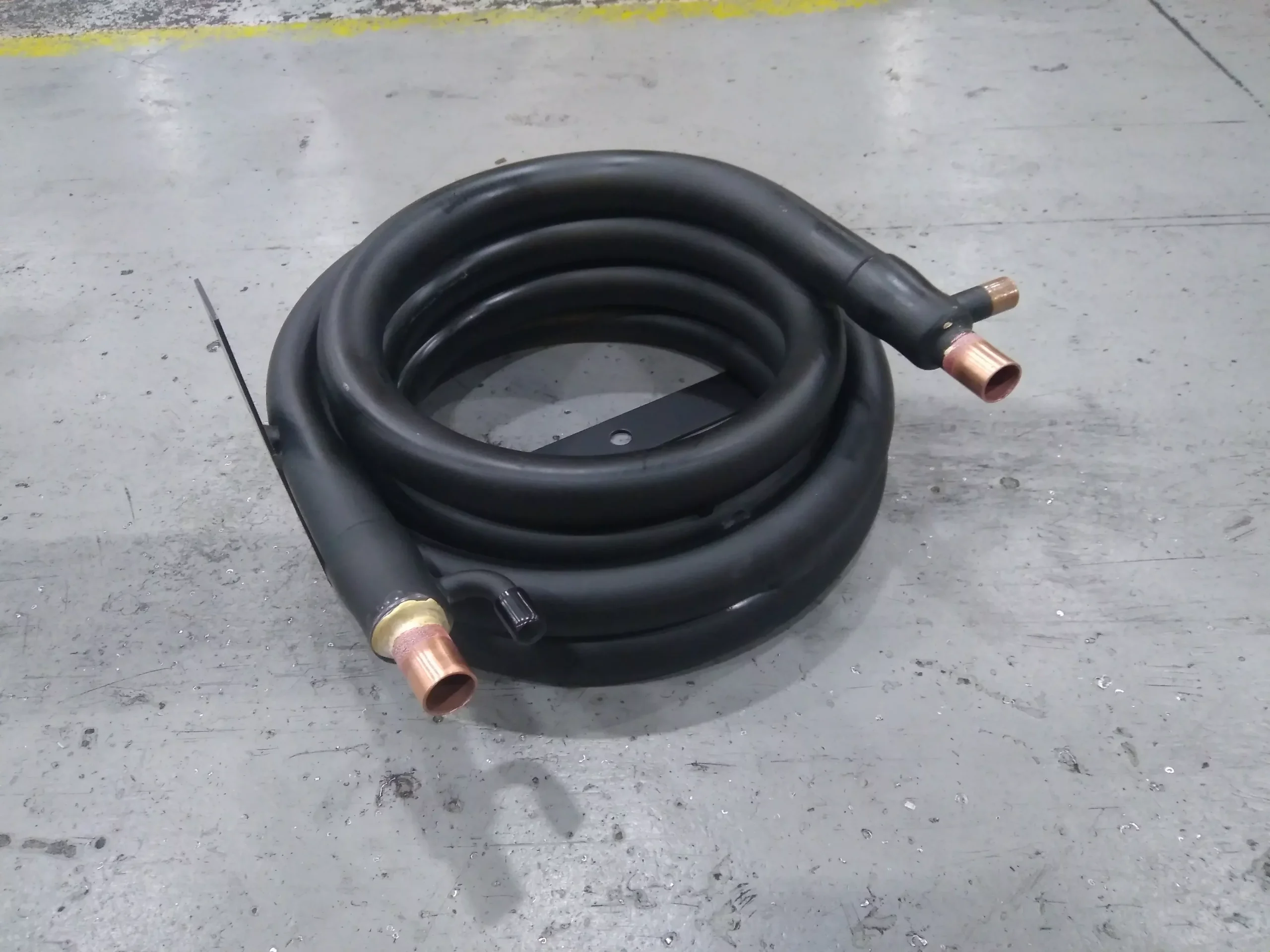 5 TON SPIRAL HIGH EFFICIENCY CONDENSER COAXIAL COIL WITH MOUNTING BRAC