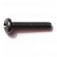 6-32 X 3/4 Black Oxide Phillips Pan Machine Screws - Durable Fasteners For Various Applications