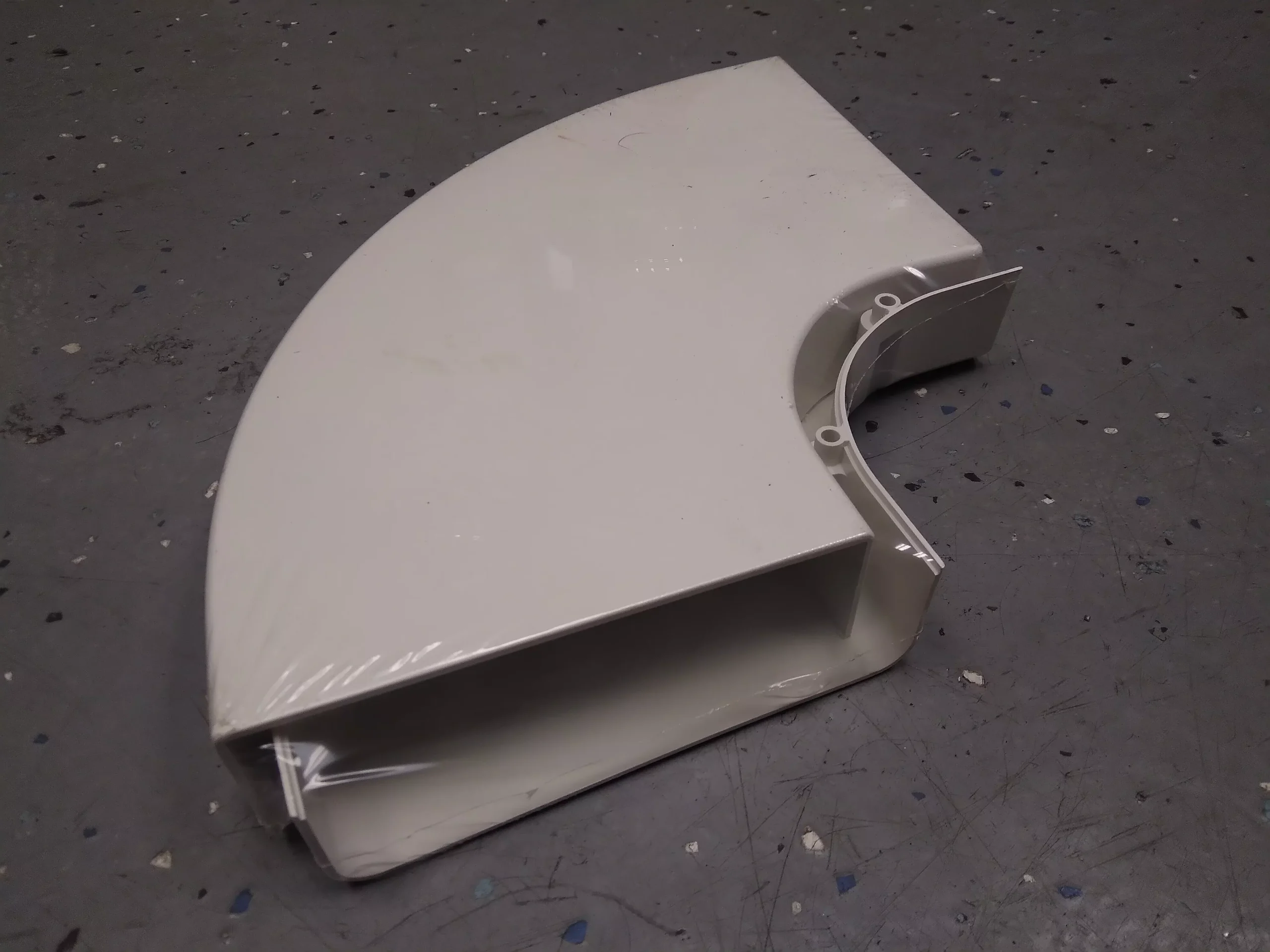 6" Speedichannel Europa 90 Degree Long Radius Flat Bend