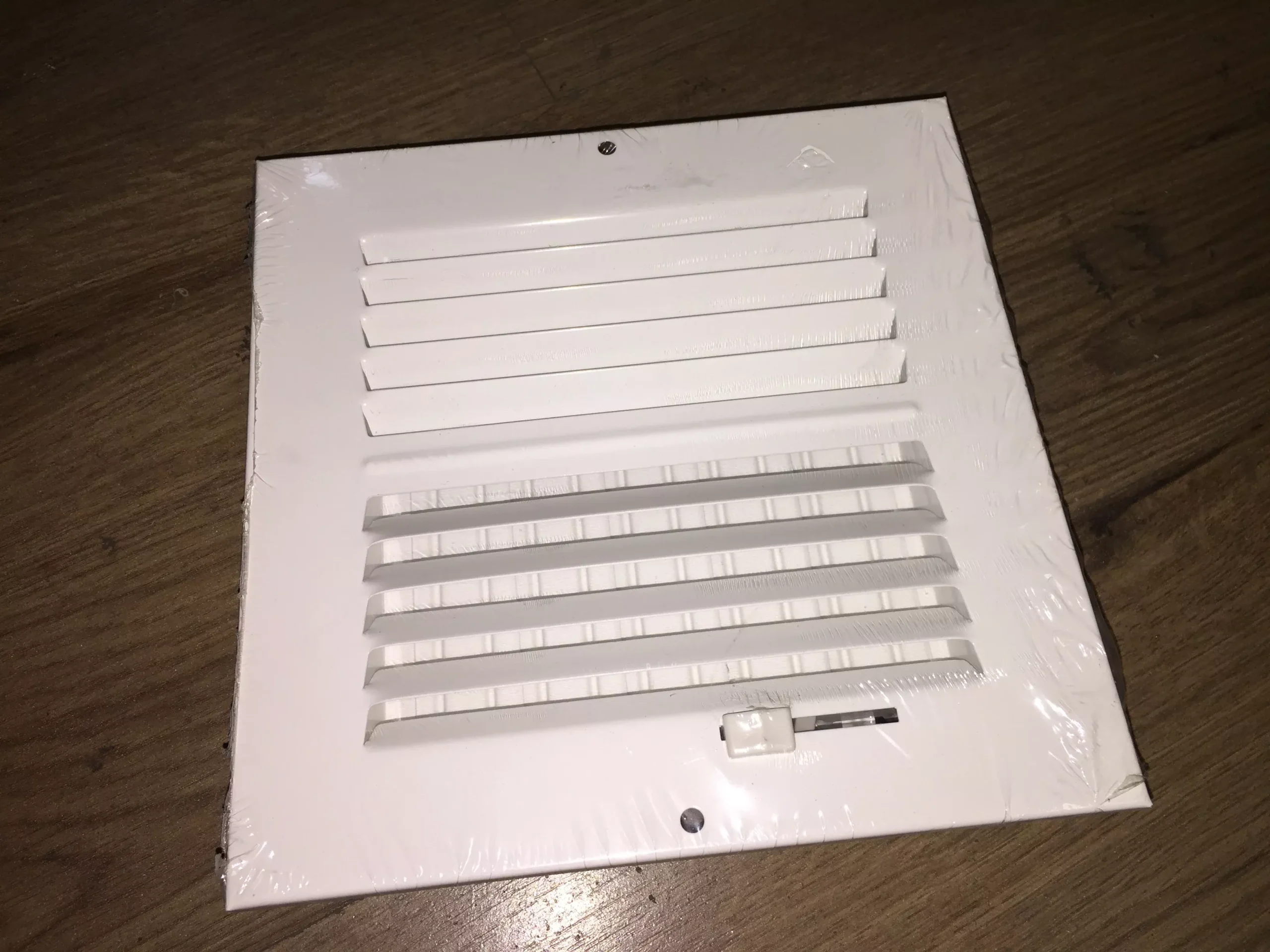 6" X 6" SINGLE DEFLECTION SUPPLY REGISTER WITH MULTI-LOUVER DAMPER
