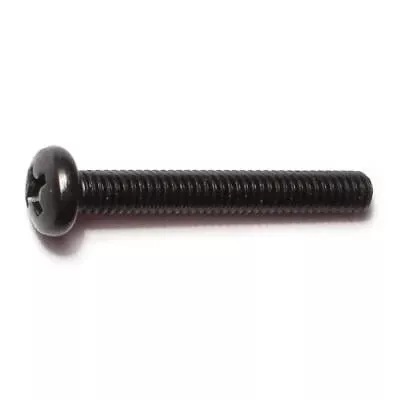 #8-32 x 1-1/4Black Oxide Phillips Pan Head Machine Screws (20 pcs.)