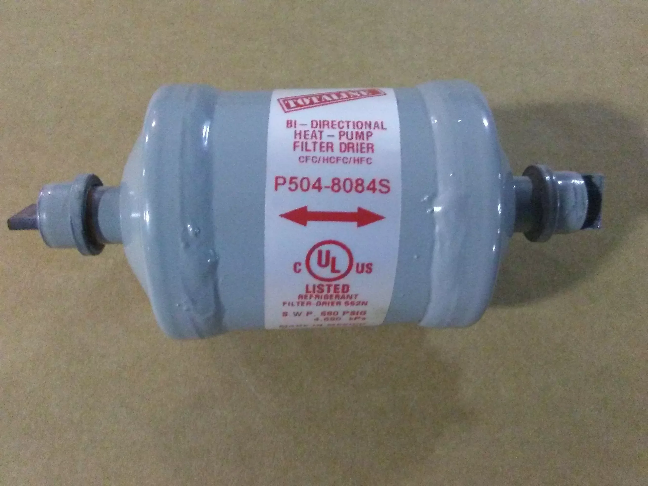 8 CU In 1/2 Sweat Bi-Directional Heat Pump Filter Drier"