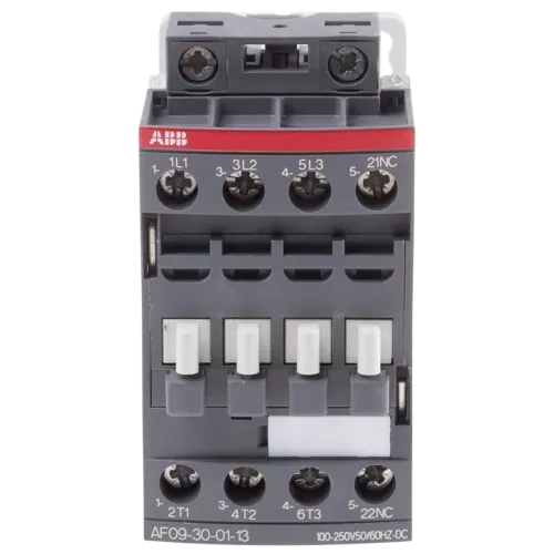 ABB AF09-30-01-13 3 Pole, 9 Amp Contactor with Screw Terminals