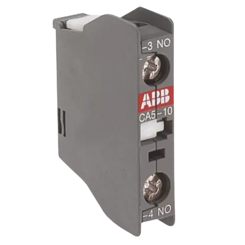 ABB CA5-01 One Normally Closed Front Face Auxiliary Contact Block for A9-A75 Contactors