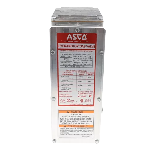 Asco AH2E112A4 Standard Watertight Hydramotor Actuator