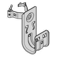 B-L BCH12-G-8-12 CBL TO FLOOR SPT, 3/4" HOOK, 1" SQ FLOOR POST