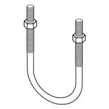 B-Line BFV501-1/2 U-BOLT WITH HEX N