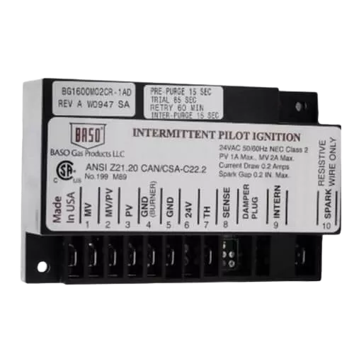 BASO Gas Products C661PGA-1C Intermit Ignition Control Module 24V