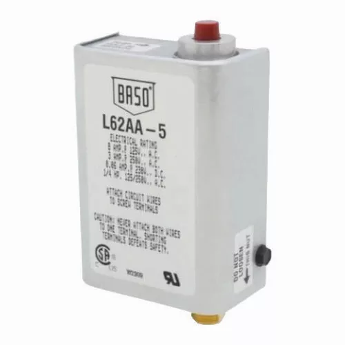 BASO L62AA-5 Pilot Safety Switch, Non-100% Manual Reset