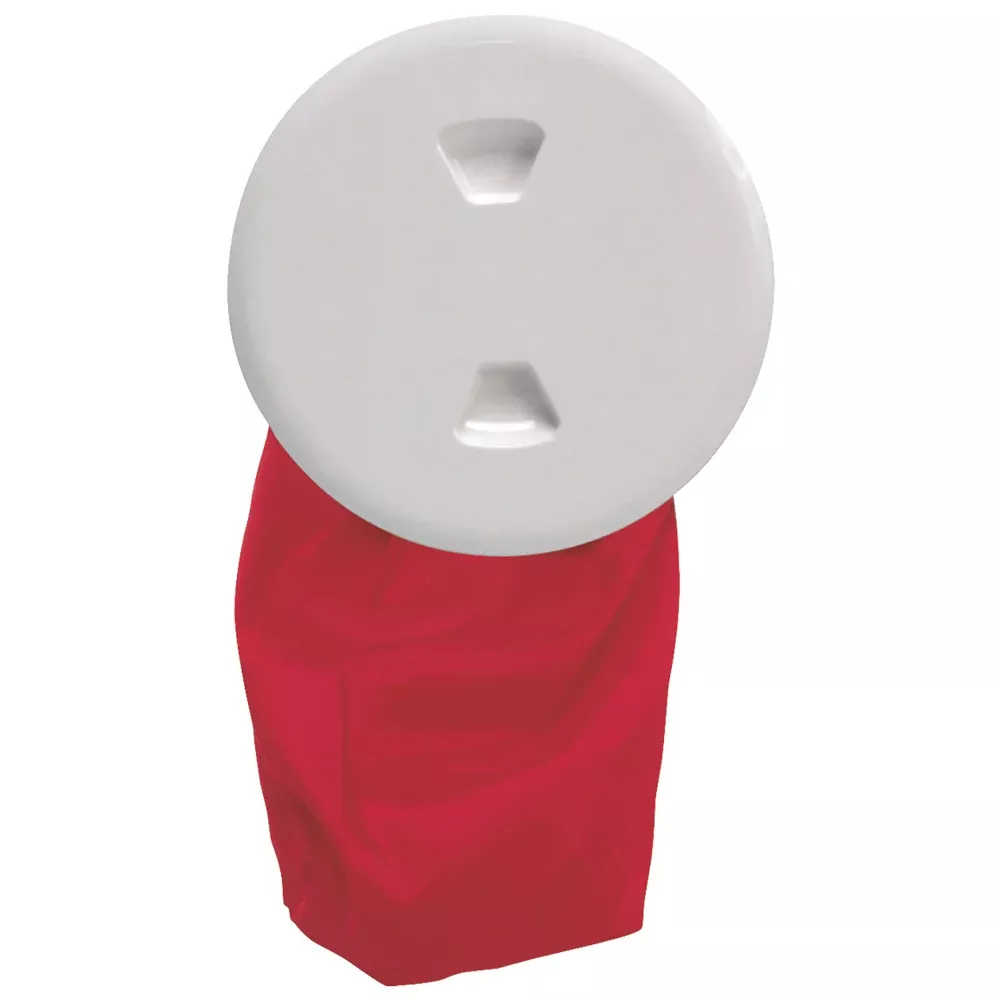 Beckson 5 StowAway Deck Plate White w12 Bag DP50BW