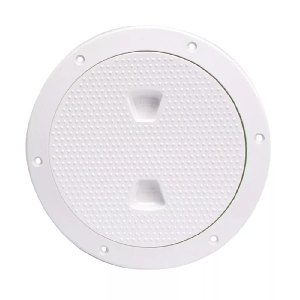 Beckson 6 NonSkid ScrewOut Deck Plate White DP62W