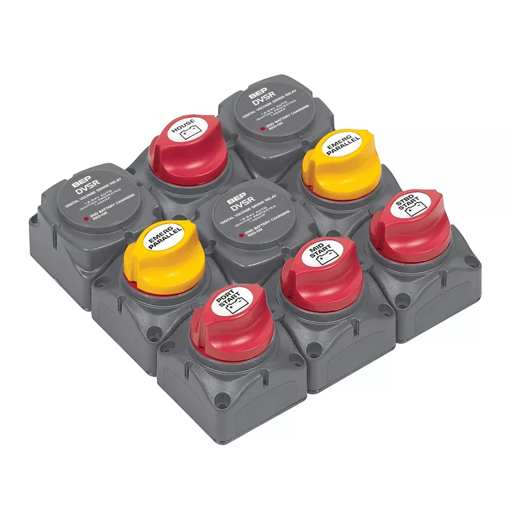 BEP Battery Distribution Cluster f/Triple Outboard Engine w/Four Batte