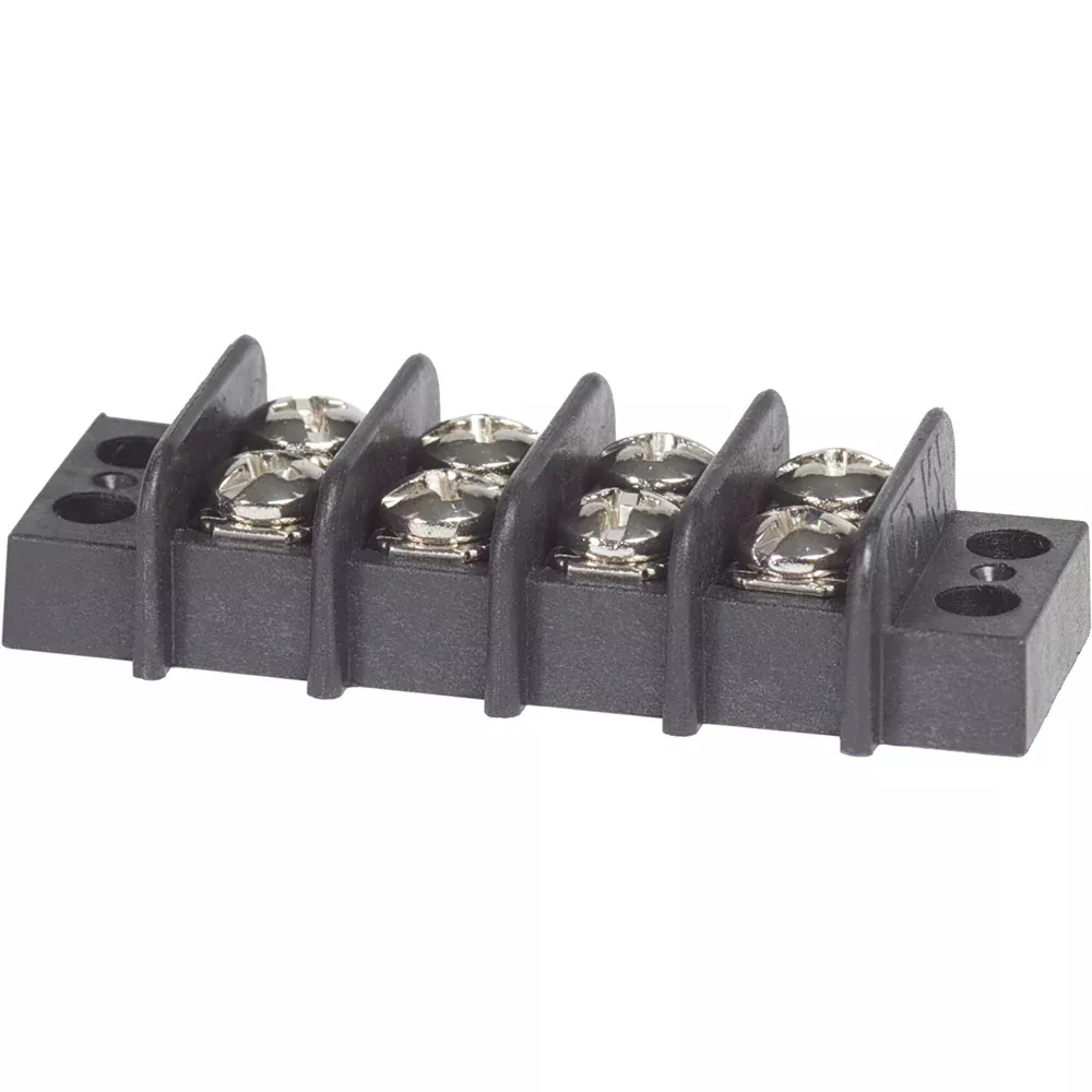 Blue Sea 2404 Terminal Black 20AMP 4 Circuit 2404