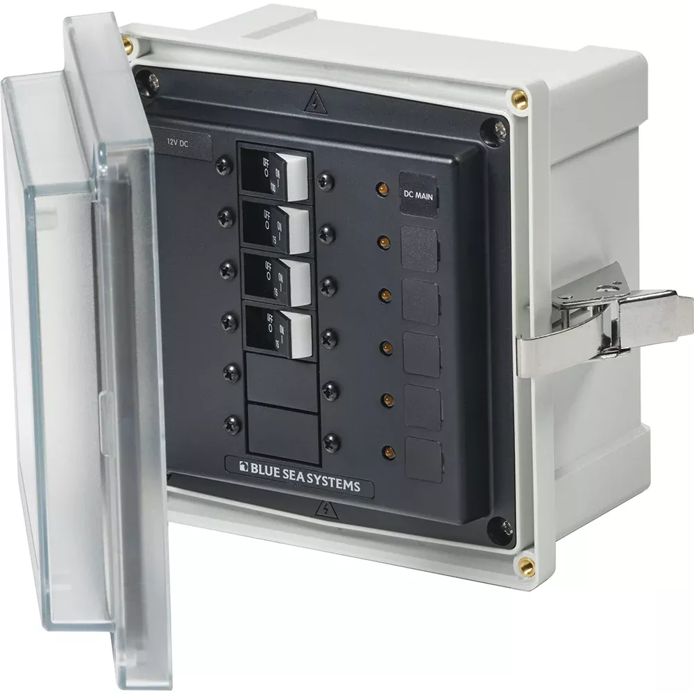 Blue Sea 3135 SMS Panel Enclosure wUL Main 3 Branch 1224V 1224V DC 3135